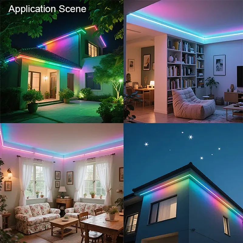 DC5V 18W Smart SK6812/WS2812B RGB LED Strip Lights